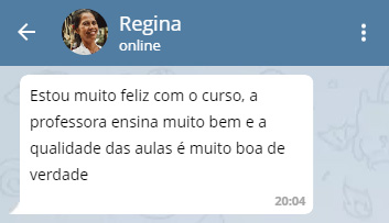 Depoimento de aluna do curso Fábrica de Panetones