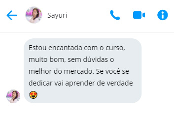 Depoimento de aluna do curso Fábrica de Panetones